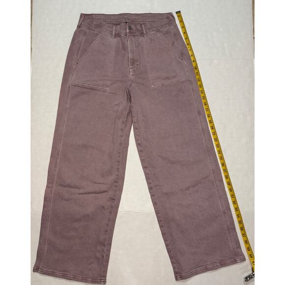 American Eagle Womens 12 Stretch Skater Pants Everyday Neutral Basic Fall Casual - Picture 4 of 11